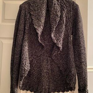Grace Elements Charcoal and Black Cardigan